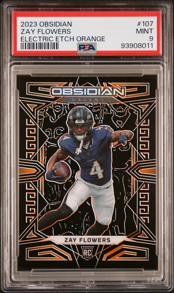 2023 Panini Obsidian Zay Flowers #107 for sale | eBay