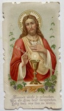orig. kleine Andachtsbild Andachtsbildchen Gnadenbild um 1902 Jesus Christus