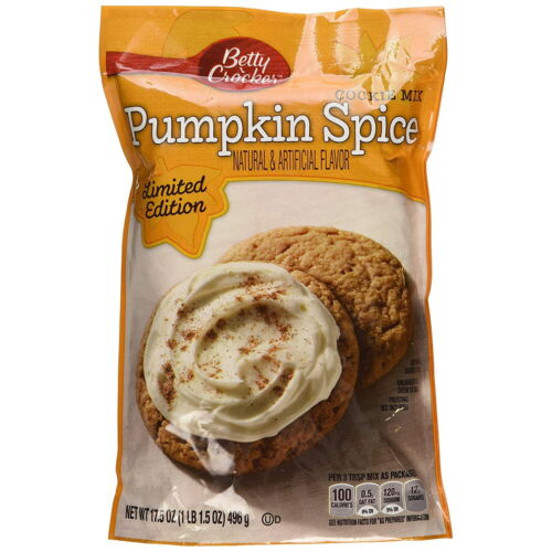 Betty Crocker, Pumpkin Spice Cookie Mix, 17.5oz Pouch (Pack of 4) - Picture 1 of 5