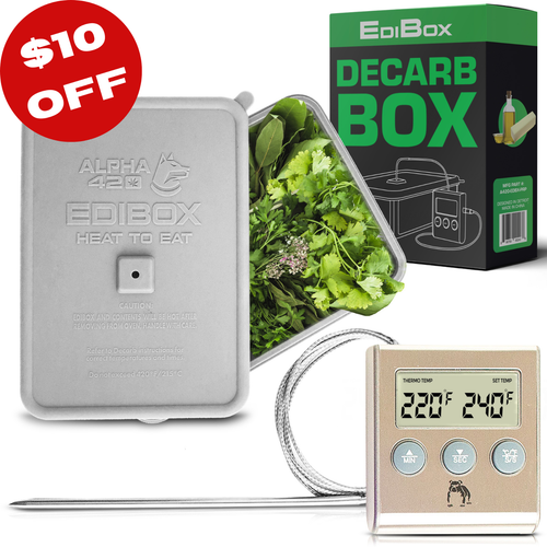 Decarboxylator Box for herbal butter infuser or oil infusion, decarbox decarb - Afbeelding 1 van 5