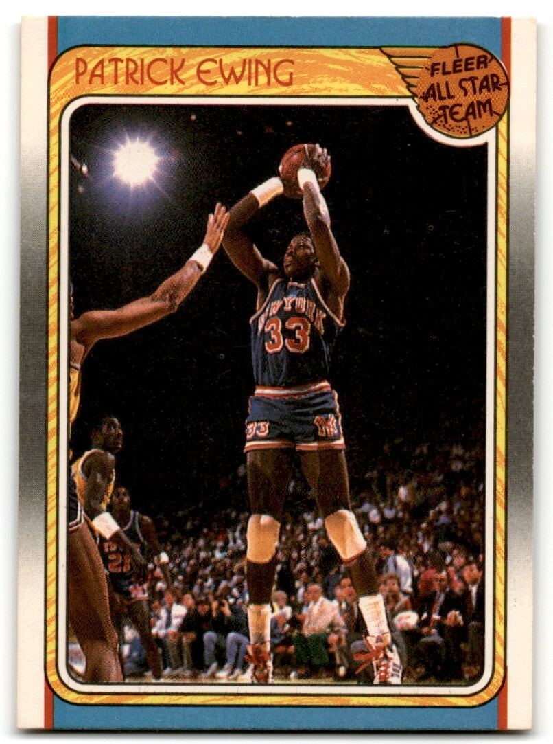 1988-89 Fleer All-Star Team Patrick Ewing New York Knicks