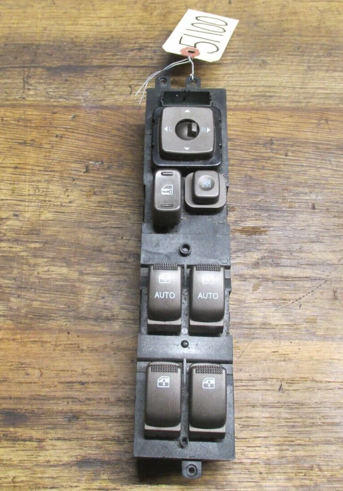 06-09 HYUNDAI AZERA FRONT LEFT DRIVER SIDE MASTER DOOR LOCK WINDOW SWITCH OEM - Image 2 of 4