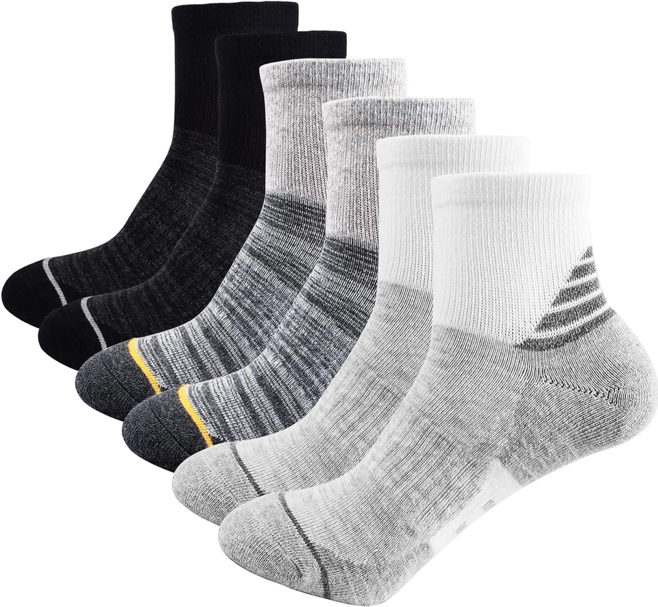J.WMEET Women'S Athletic Ankle Socks Quarter Cushioned Running Socks