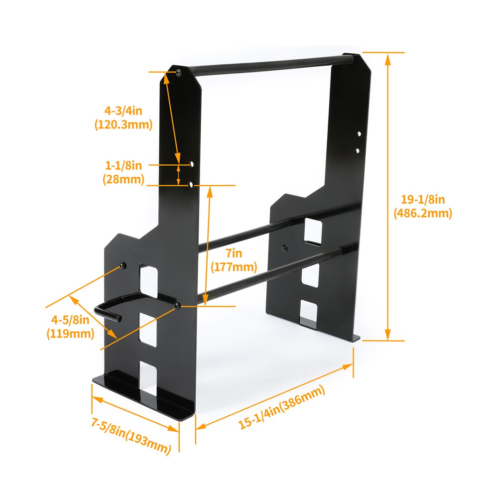 Luggage Trunk Backrest Wall Mount Storage Rack For Harley Road Glide ...