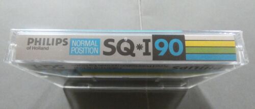CASSETTE K7 AUDIO TAPE VIERGE PHILIPS SQ I 90 NEUVE NORMALE POSITION NEUVE - Photo 2/3