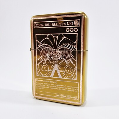 BRAND NEW - DESIGNED BRUSHED STYLED CIGARETTE PETROL LIGHTER - Exodia