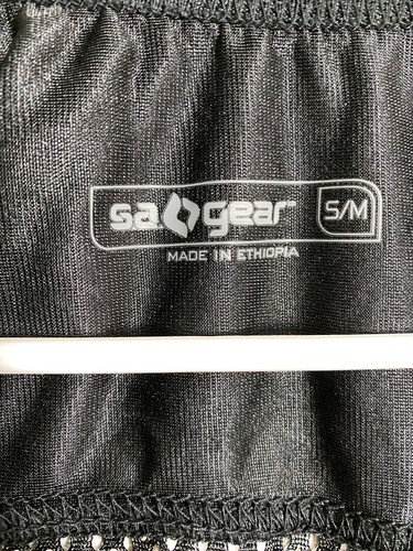 S.A Gear Jersey Youth Black Small/Medium Polyester Mesh Football Practice - Picture 4 of 5