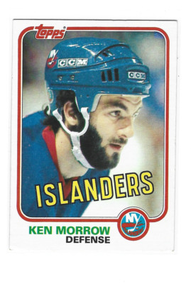 1981-82 Topps - #91E Ken Morrow