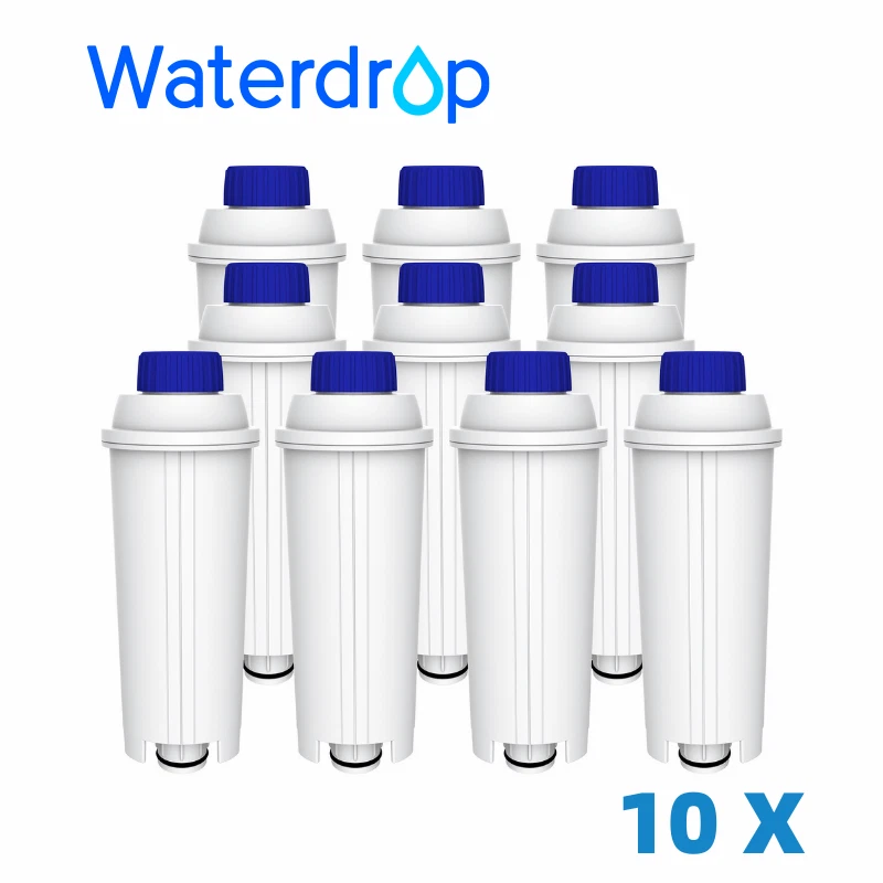 Waterdrop Filterkartuschen, Ersatz für De'Longhi® Wasserfilter DLSC002 (10)