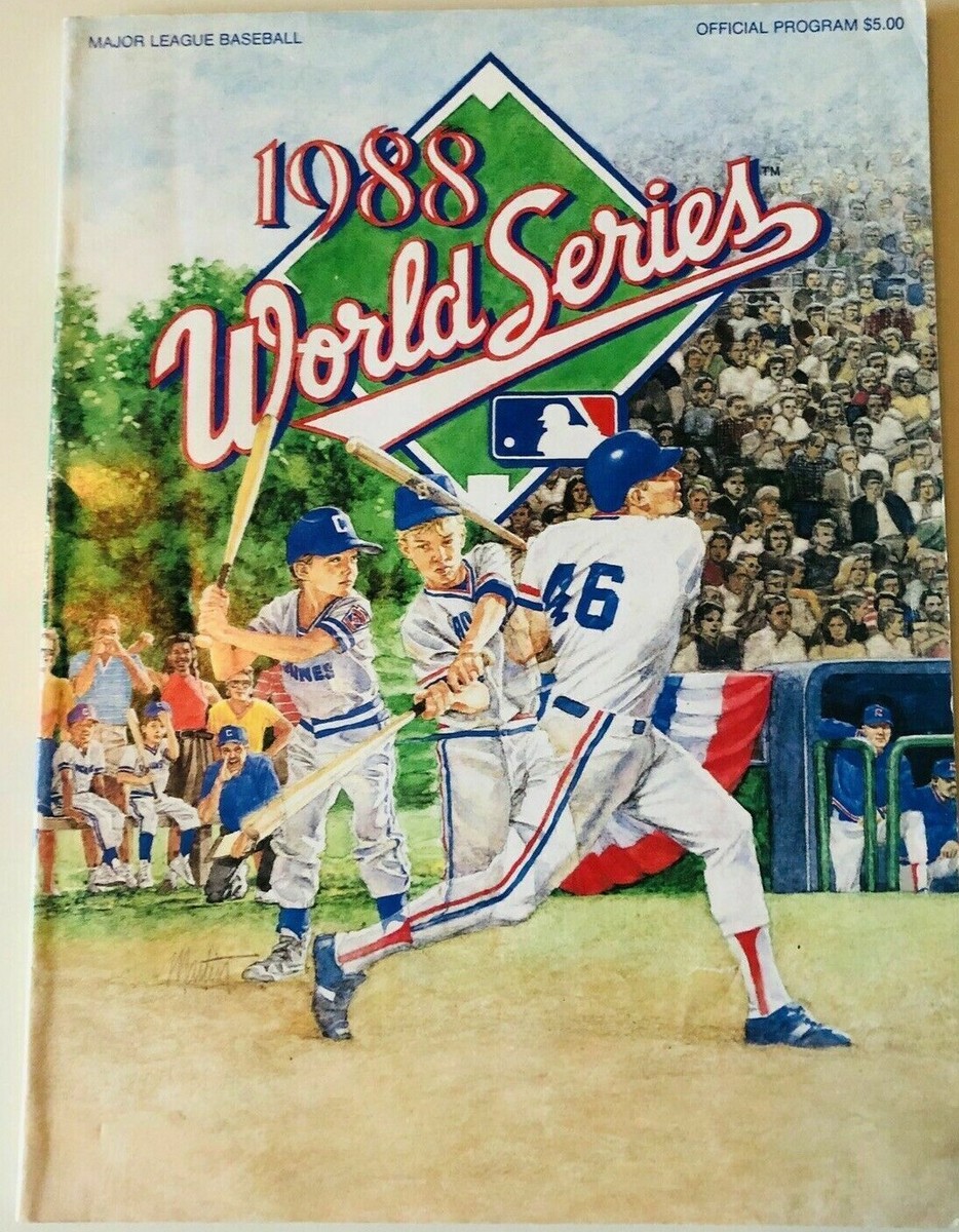 Pull Vintage 1988 World Series Dodgers Vs Oakland A's - Fruit Of The Loom Taille L - Rare