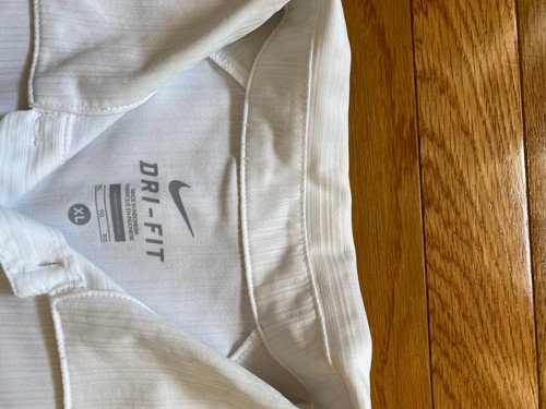 Purdue University Boilermakers Mens Nike Golf Shirt Polo White Dri-Fit Sz XL - Picture 4 of 4