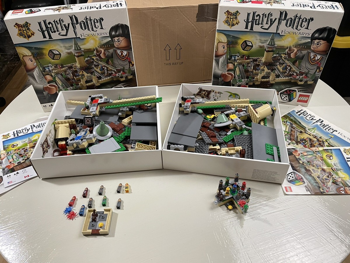 Set Of Lego Harry Potter Hogwarts 3862 Games Unsure Either Complete Sold  As Is