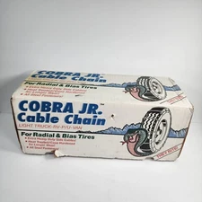 Vintage Cobra Jr Cable Tire Chains 1665 Snow Traction Vehicle SUV Truck Pickup