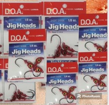 D.O.A. SHORT SHANK JIGS HEADS 1/4 Oz , 1/8 oz pick doa