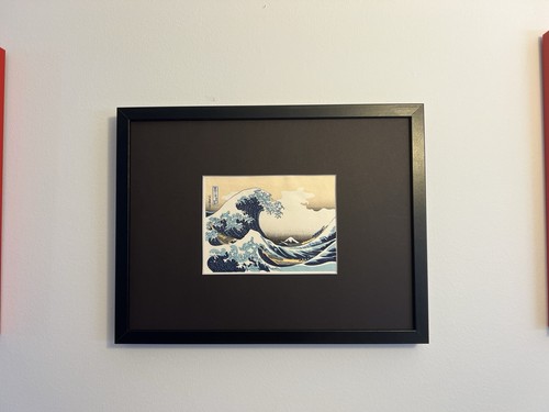 Original Woodcut after The Great Wave by Hokusai - Picture 2 of 6