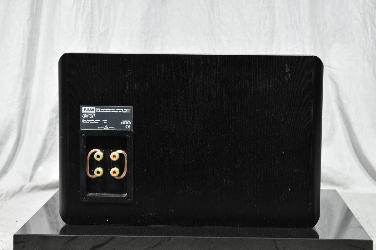 B&W ( BOWERS AND WILKINS ) CDM CNT CENTER CHANNEL SPEAKER
