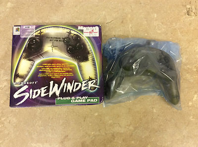 Vintage Microsoft SideWinder Plug & Play USB Game Pad W/ Open EB Promo Box!