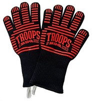 Troops Bbq Extreme Heat Resistant Grilling Gloves For Cooking, Bbq And Baking (p on sale Troops Bbq Extreme Heat Resistant Grilling Gloves For Cooking, Bbq And Baking (p on sale