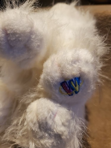 Ganz Webkins 9" Persian Cat Kitten White Plush Stuffed Animal HM110 NO CODE - Picture 5 of 7