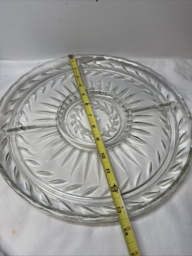 Indiana Glass "Laurel" 5 Part Divided Server-B#082 Vintage, Discontinued - Picture 7 of 7