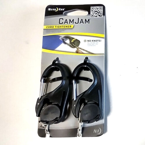 Nite Ize CamJam 8 ft 5/32 Rope Bungee Cord Knot-Free Tightener NEW