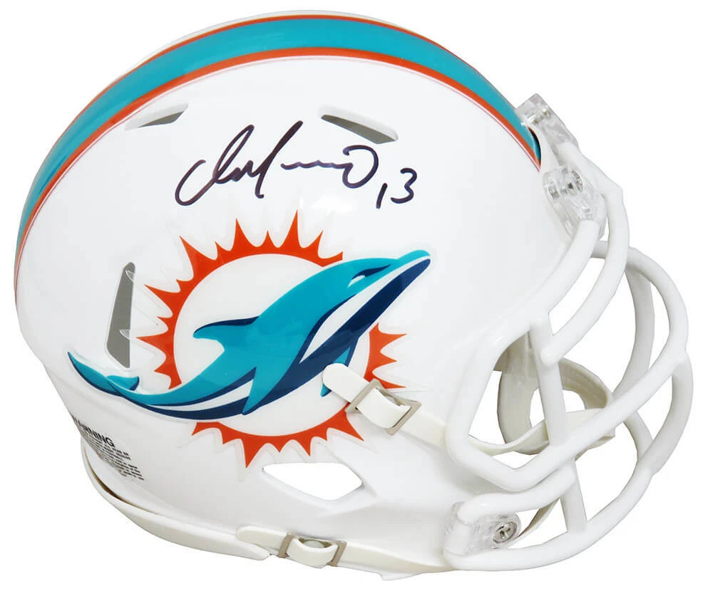 Dan marino store autographed helmet