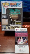 Funko Pop!  Naruto Shippuden - Neji Hyuga 1428 Jsa Autograph Authentic
