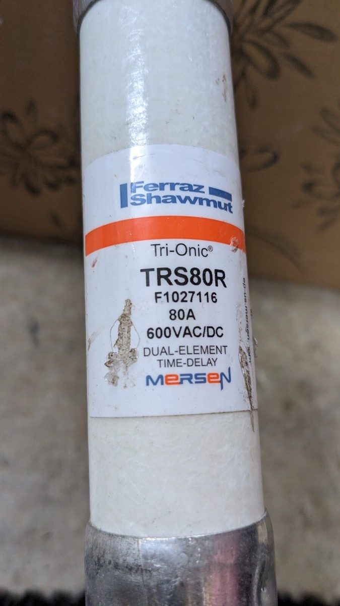 Bussmann Fusetron FRS-R-50 Fuse 50A 600V Dual Element Time Delay Current Limiting