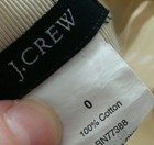 J CREW Beige & Cream POLKA DOT Pleated Skirt Sz 0 — photo 6
