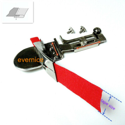 Swing Away Adjustable Plain Raw Edge Single Fold Binder For Industrial Sewing