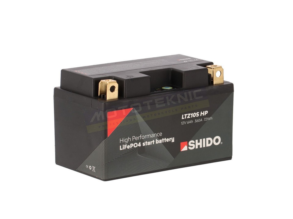 Shido LTZ10S High Perf Lithium Ion Battery to fit BMW G 650 Xmoto - Main Image