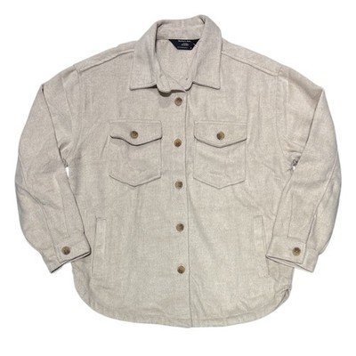 Member's Mark Women's Button Up Collared Warm Cozy Shacket