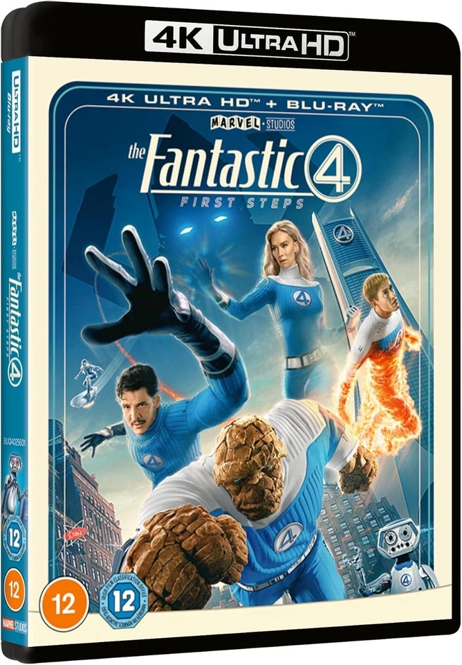 THE FANTASTIC FOUR FIRST STEPS 4K UHD BLU-RAY PEDRO PASCAL MARVEL COMICS 2025 - Image 2 of 3