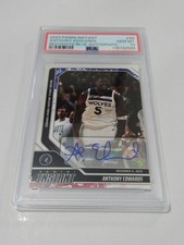 2023-24 PANINI INSTANT RED/WHITE/BLUE AUTO #48 ANTHONY EDWARDS 10/10 PSA10 POP3