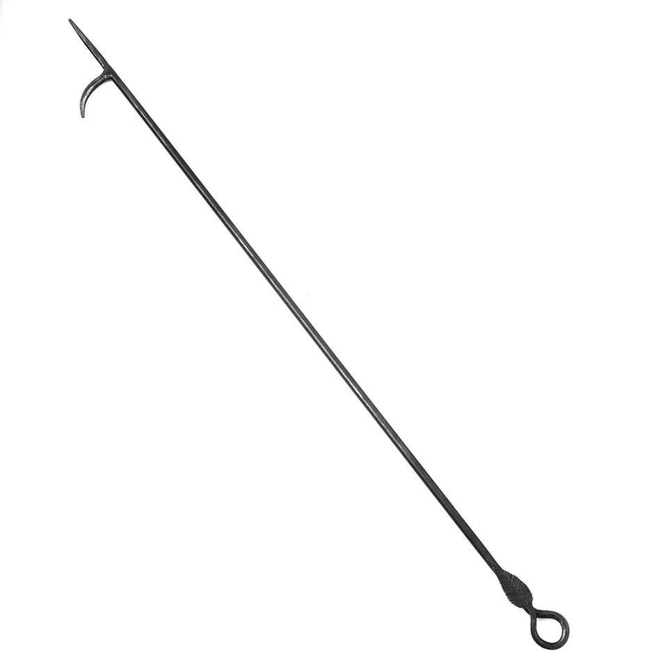 Herramienta de chimenea de hierro forjada a mano de alta resistencia para estufa de leña y fogatas Foto 4 de 4