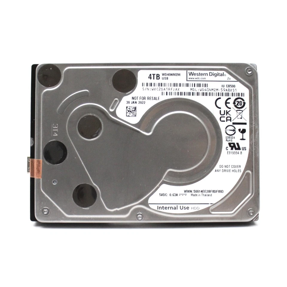 Western Digital WD40NMZM 4 TB 2,5 Zoll USB-C HDD   #334635