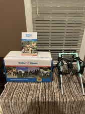 Walkin' Wheels Wheelchair Small 11-25 Lbs Dogs Seafoam color Free Shipping