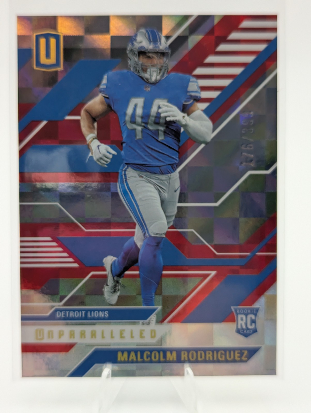 Malcolm Rodriguez Panini Chronicles Unparalleled #UNP37 Checker