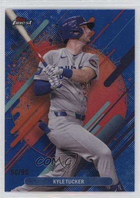 2025 Topps Finest Rare Blue Refractor /99 Kyle Tucker #268 o7m
