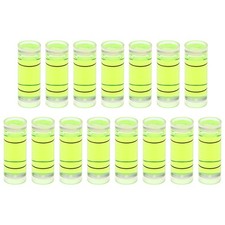 15pcs Small Cylindrical Bubble Level Vials 9x25mm Levels Measuring Tools