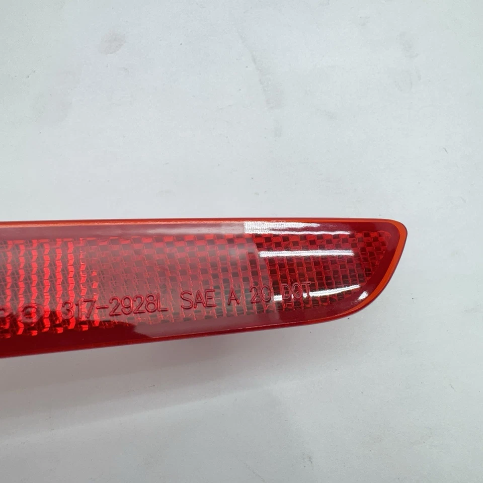 Reflector de parachoques trasero izquierdo Honda Accord 2023-24 mercado de accesorios CAPA Foto 4 de 4