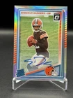 Shedeur Sanders Silver Holo Rated Rookie SP #306 Browns 2025 Donruss Optic Auto