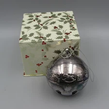 Wallace Silverplate 1974 ANNUAL SLEIGH BELL  Christmas Ornament