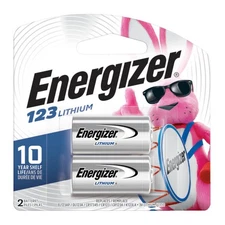 Energizer 123 Lithium Batteries 2 Pack
