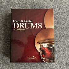 Learn  Master Drums With Dann Sherrill 12 DVDs, 5CDs And Lesson Book, Complete