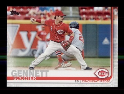 2019 TOPPS #107 SCOOTER GENNETT SP PHOTO VARIATION CINCINNATI REDS
