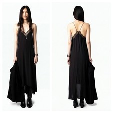🎁🎁AUTHENTIC Zadig&Voltaire Women Silk Soft Suspenders Backless Slip Dress XS-L