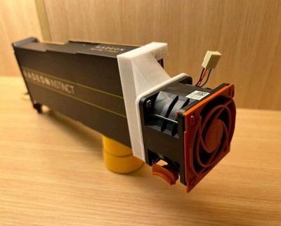 6cm Fan Cooling Mod Kit For AMD Radeon Instinct MI25 MI50 MI60 MI100 GPU