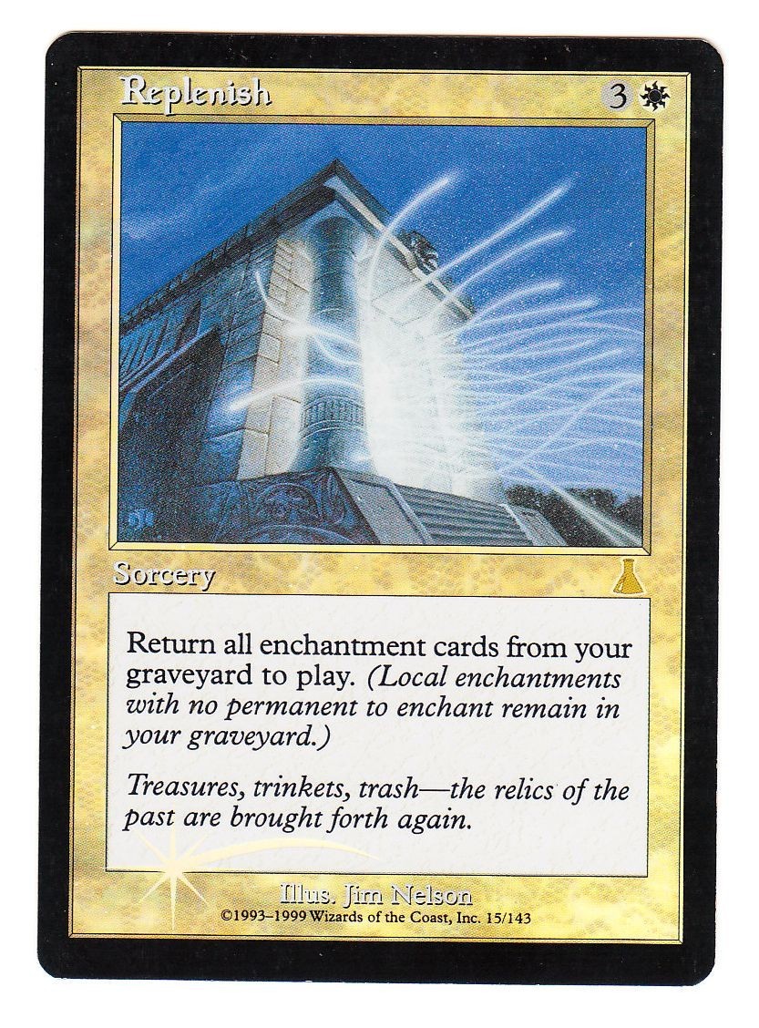 MTG Replenish Foil English UD Urza's Destiny NM/EM