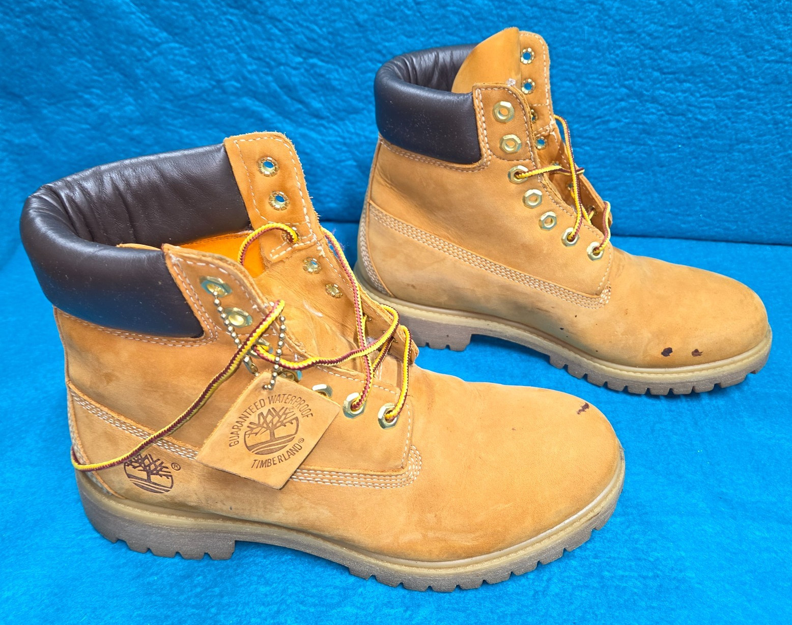 Timberland Men's 6 inch Premium Waterproof Boot - Wheat, US 8